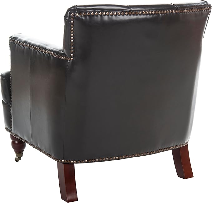Safavieh Hudson Collection Mario Brown Leather Club Chair