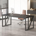 70×30.7 Inch Computer Desk with Deeper &amp Thicker Desktop Executive Office Desk with Metal Frame Gaming Writing Work Desk for Home Office Study Bedroom Work from Home (Black)