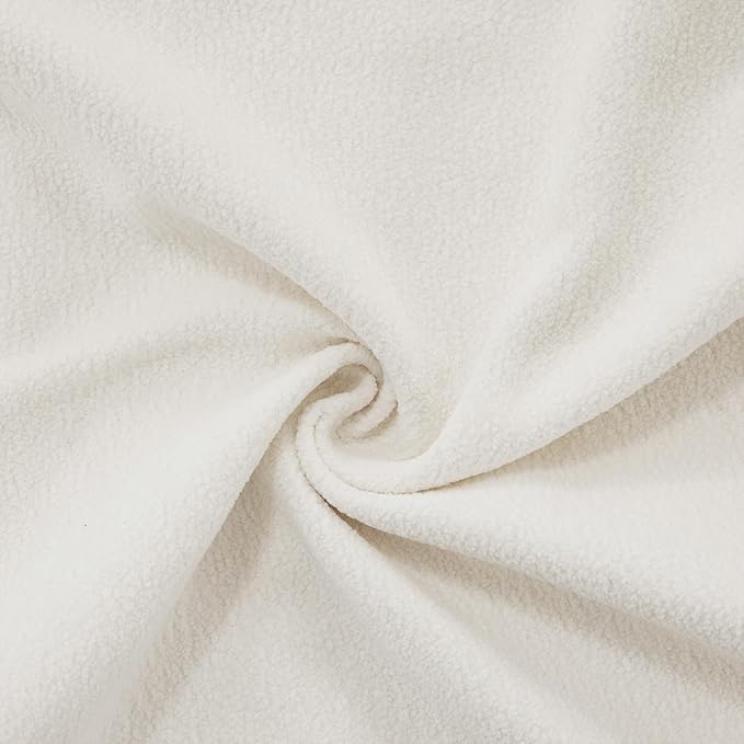 Chenille Upholstered Couches Ottoman for Oversized Modular Sectional Sofa White