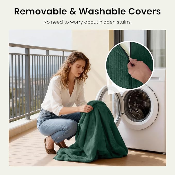 78.8 Convertible Sofa BedCorduroy Futon Couch with Storage PocketFolding Pull Out Futon SofaNo Assembly Boneless Couch for Living Room Emerald Green | Convertible Sofa Bed Boneless Couch sofa f