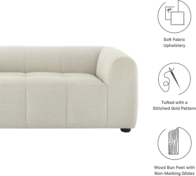 Modway Liana Love Seats Linen