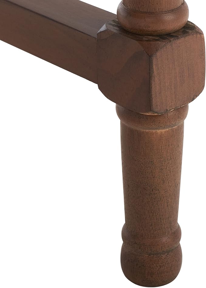 SAFAVIEH Home Collection Layce Brown 2-Drawer Computer Table Office Desk Table