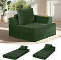 COMAX Folding Sofa Bed Foldable Couch for Bedroom Corduroy Convertible Floor Sleeper Futon Chair Foam 3 in 1 Fold Out Chair Portable Comfy Lounge Couch Single Sofa Bed for Small Space Guest Room