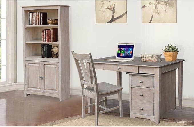 International Concepts Writing Desk Washed Gray Taupe