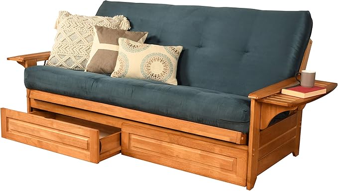 Kodiak Furniture Phoenix Futon Suede Navy