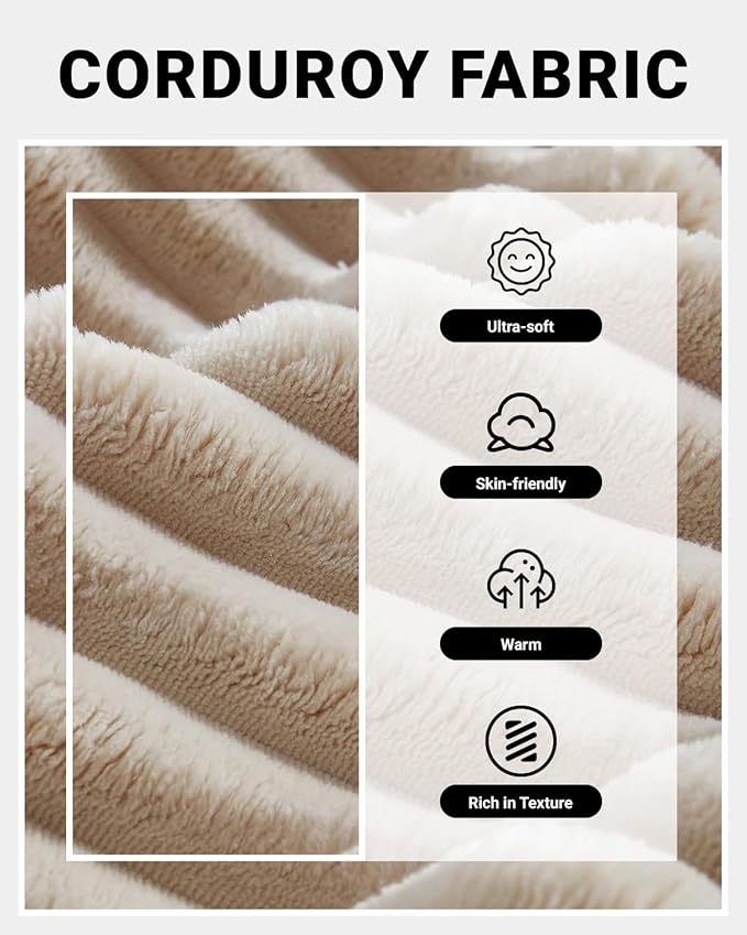 96 Inch Cloud Sectional CouchModern Modular Sectional Sofa with Deep SeatCorduroy Boneless Couches with L-Shape Chaise for Living Room BedroomNo Assembly Required (Camel Right Facing Chaise)