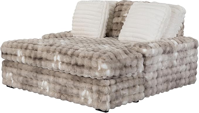U8292 Gry Lounger Sofa
