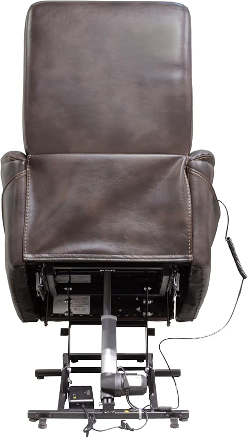 Parker Living Gemini - Truffle Power Lift Recliner with Articulating Headrest Living Room Chair Electric Recliner Chair for Adults Upholstery 90% Polyester 10% PU
