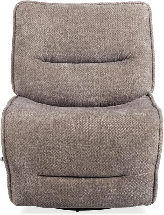 Parker Living Leo - Wheat Manual Swivel Recliner Chair Armless Recliner Upholstered Modern Nursery Rocking Chair with Footrest for Bedroom Living Room