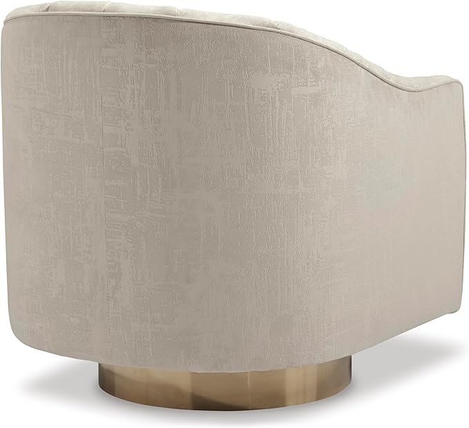 Signature Design by Ashley Penzlin Swivel Accent Chair Beige