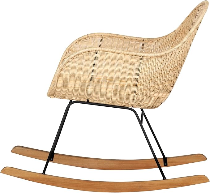 South Shore Balka Rocking Chair Rattan Bohemian Harmony