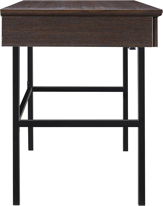 OSP Home Furnishings Jefferson Writing Desk with Lockdowel Fastening System Espresso