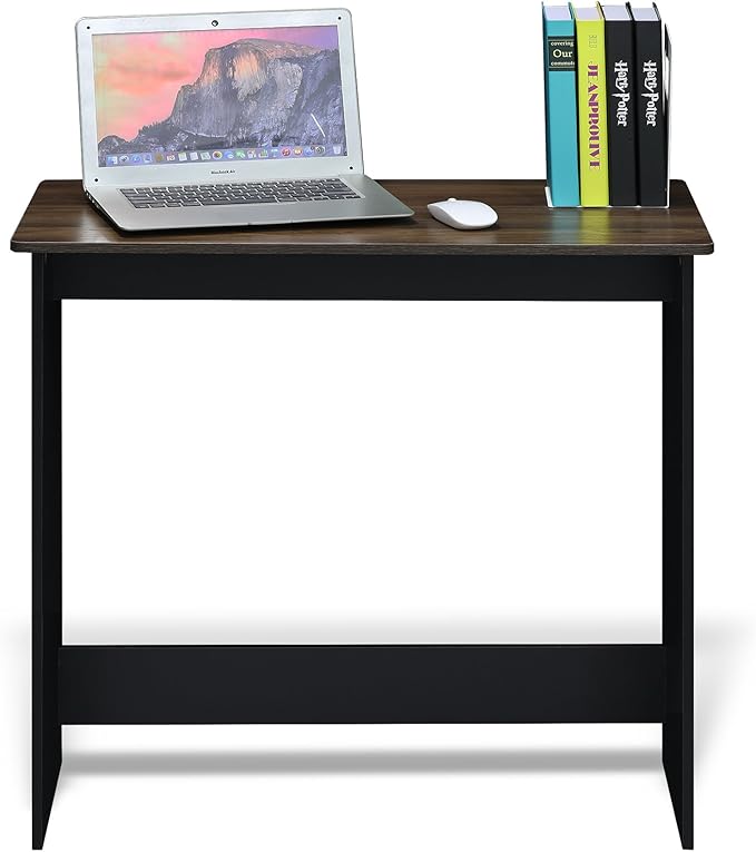 FURINNO Simplistic Study Table Columbia Walnut