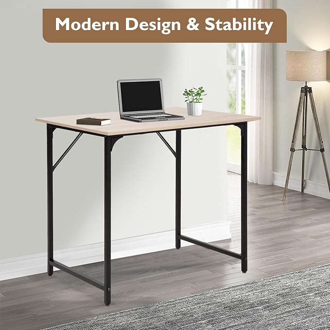 BestOffice Computer DeskHome Office Desk Modern Simple Style for Home Office Study Writing (Nature 32 Inch)