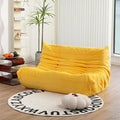 N&ampV Fireside Loveseat Mid Century Armless Twin Size Floor Sofa Soft Premium Corduroy Floor Lounge Chair Foam Sofa Accent Chair for Living Room Bedroom and Office Tuscany