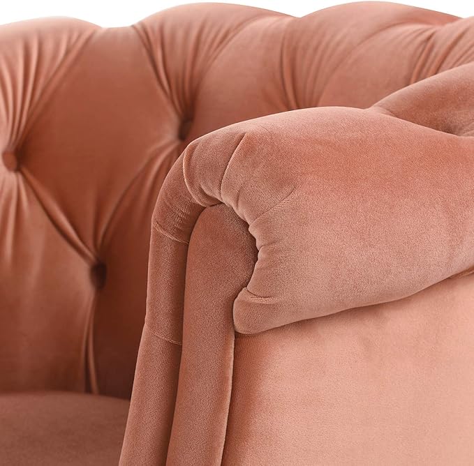Jennifer Taylor Home Katherine Velvet Tufted Living Room Accent Chair