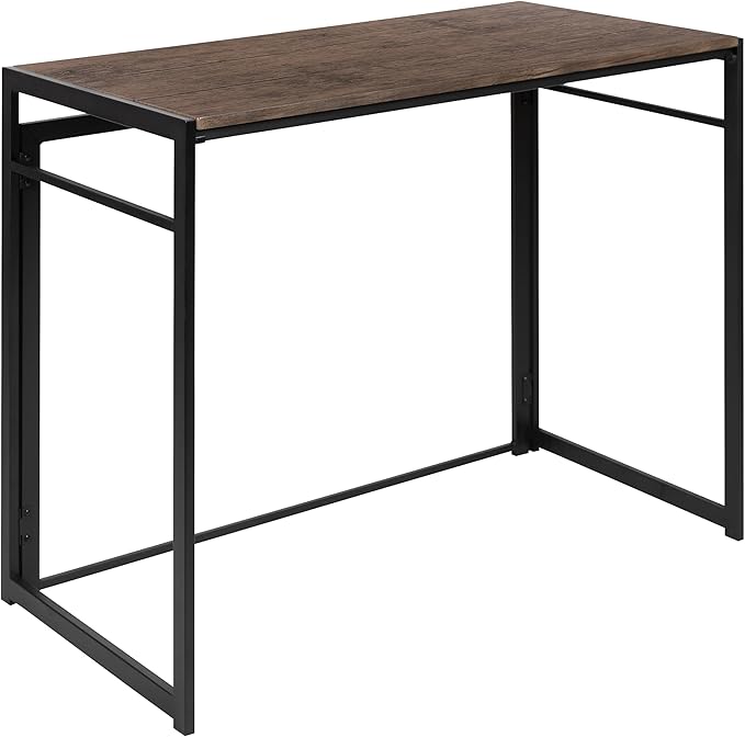 Flash Furniture Walker Rustic Home Office Folding Computer Desk - 40