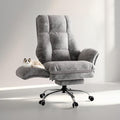 Big and Tall Office Chair Flip Armrests for Pets &amp Cross Legged Sitting Executive Ergonomic Computer Gaming Chair with Foot Rest Premium Tech Fabric Wide Seat Reclining Desk Chair