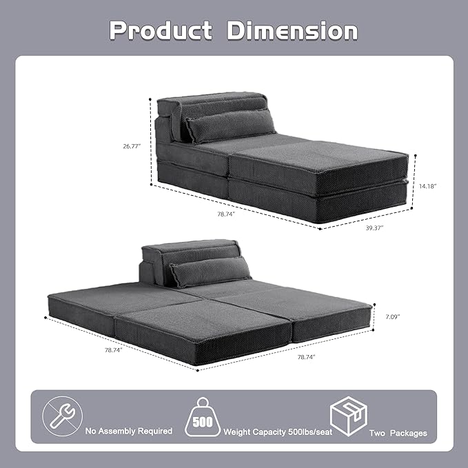 KEIKI 2Seat Modular Velvet Sofa Couch with Chaise Memory Foam for Living Room Home Office Style Conscious Homeowners Cozy Warm Perfect for Entertaining Relaxation Classic Refined Design Dark Grey
