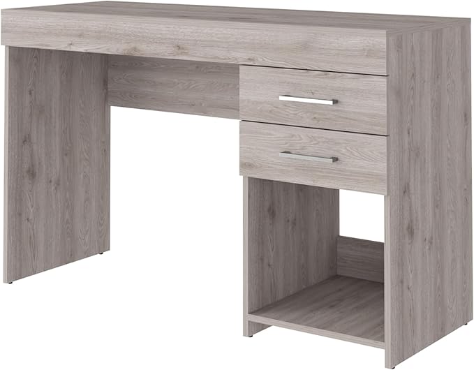 Home Office Desk Writing Computer Desk Two Drawers One Cabinet