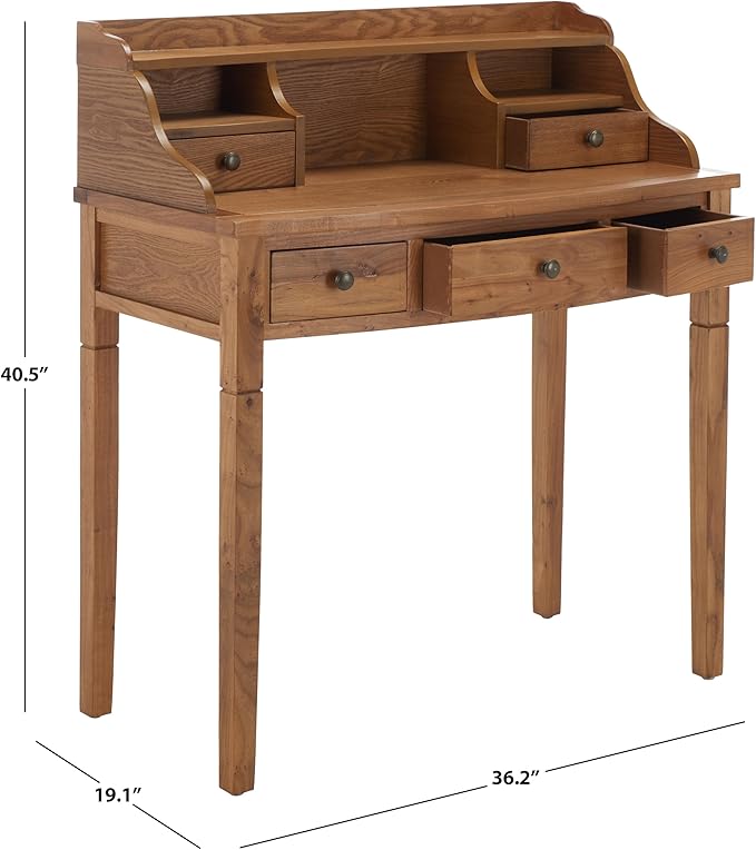 Safavieh American Homes Collection Landon Medium Oak Writing Desk