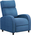 Homall Recliner Chair Recliner Sofa for Adults Recliners Home Theater Seating with Lumbar Support Reclining Sofa Chair for Living Room (Fabric Blue)