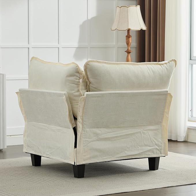 IPKIG Corner Seat Module for Modular Sectional Sofa Corner Module for Customizable Sectional Sofa Couch (Beige Corner Seat Module)