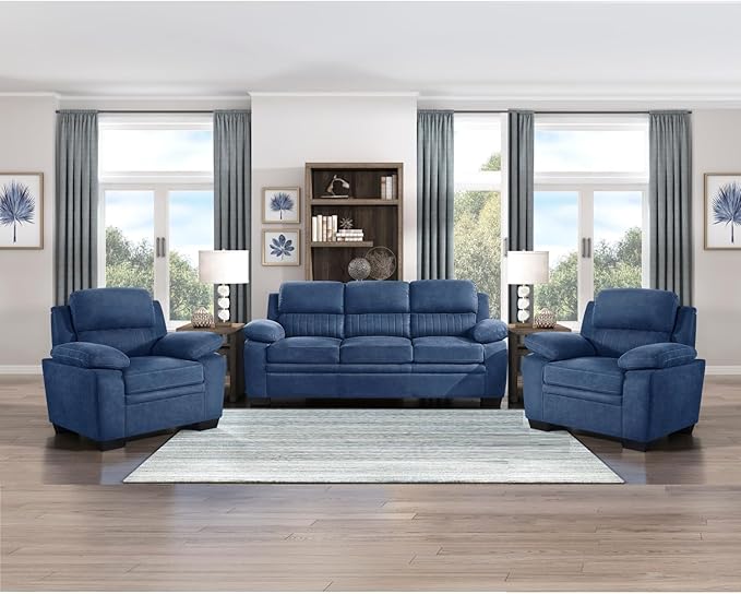 Plush Seating Chair with Channel Tufting - 35 Tall Modern Contemporary Living Room Accent Chair
