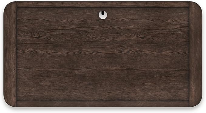 Signature Design by Ashley Breckington Contemporary 56 Home Office Computer Desk with 2 Drawers and Wire Management Dark Brown