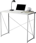 Urban Lifestyle Foldable Computer Desk Marble/Silver
