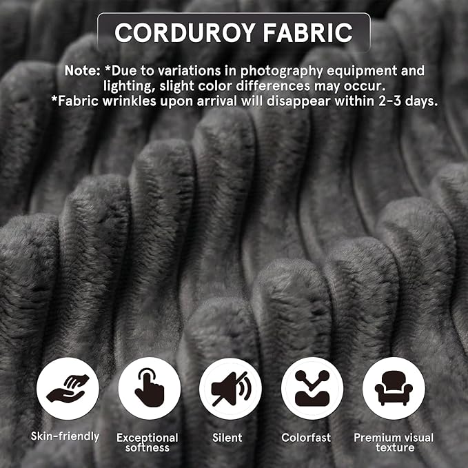 Sytopia 109 L-Shaped Cloud Couch Modular Sectional Sofa with Deep Seat for Living Room Bedroom Modern Floor Couch Corduroy Comfy Sleeper Futon Sofa Bed 40D Foam Furniture Left Facing | Luxury Fab