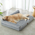 BFPETHOME Orthopedic Dog Beds for Extra Large Dogs Waterproof Sofa XXL Pet Bed with Sides Non-Slip Bottom and Egg-Crate Foam Big Dog Couch Bed with Washable Removable CoverPet Bed for Large Dogs