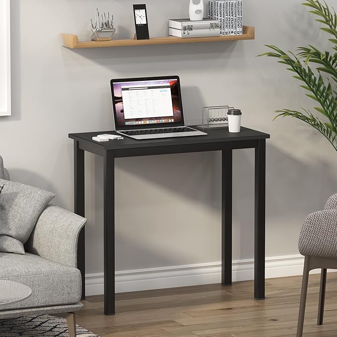 Need Small Computer Desk 31-1/2'' Sturdy and Heavy Duty Writing Desk for Small Spaces and Desk Study Table Laptop Desk AC3CB (80 * 40)