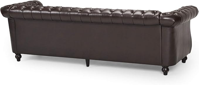 Christopher Knight Home Norma Sofas Brown Dark Brown