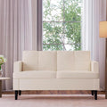 Milliard Small Couch Velvet Love Seat Small Couch for Tiny Spaces (57x 24 x 30.5)