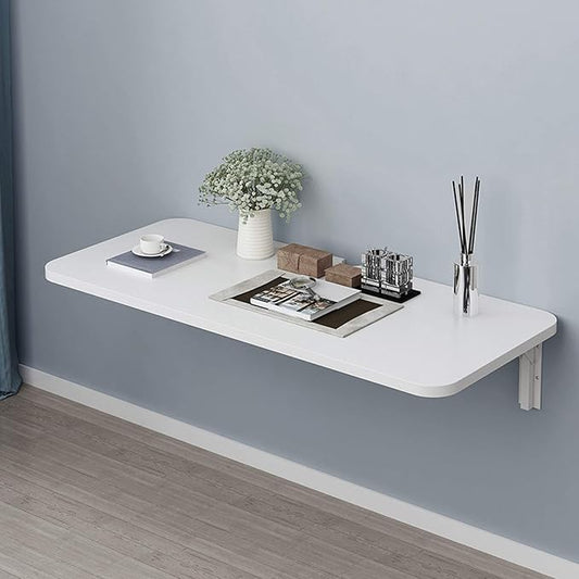 Wall-Mounted Foldable TableHome Office Computer DeskWriting DeskChildren DeskSpace-SavingMulti-FunctionWhitefor ApartmentHome Office Desks (9050cm/3520in)
