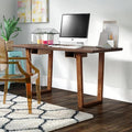 Aiden Oak Finish Wood Writing Computer Desk Modern Style Simple Sleek Table for Home Office
