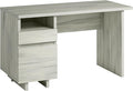 Sauder Porto Palma Single Ped Desk Haze Acacia Finish