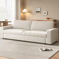 83.46 Large Loveseat Sofa Comfy 2 Seater Sofa with Deep Seat Loveseat with Thickened Cushion &amp Armsrest Durable Modern Home Sofa Couch for Living Room-Beige