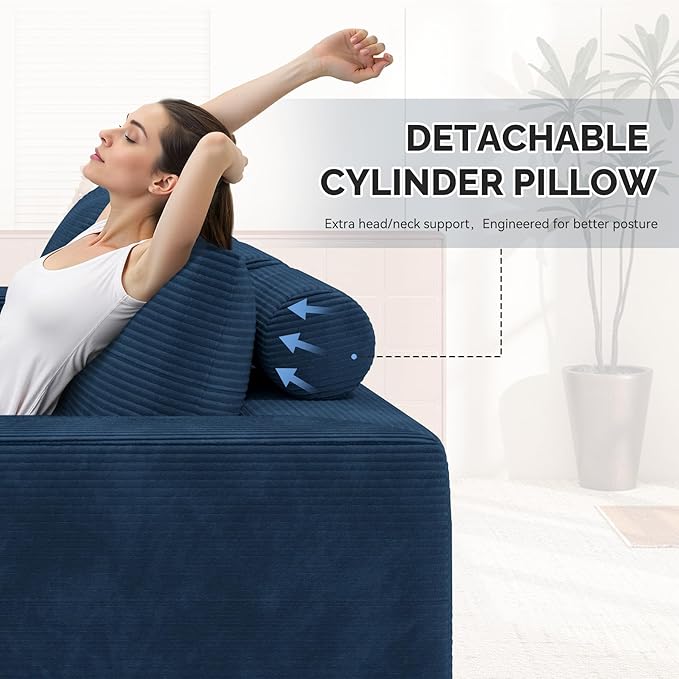 Boneless Couches for Living RoomCloud Sectional Couch with L-Shape ChaiseModern Modular Sofa with Deep Seat Upholstered Comfy Couches for BedroomNo Assembly Required1PCS