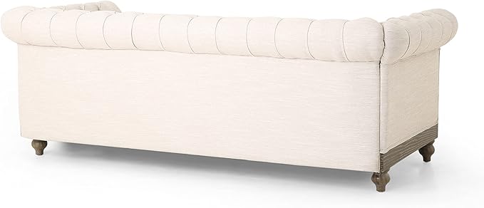 Christopher Knight Home Castalia Sofas Beige + Dark Brown