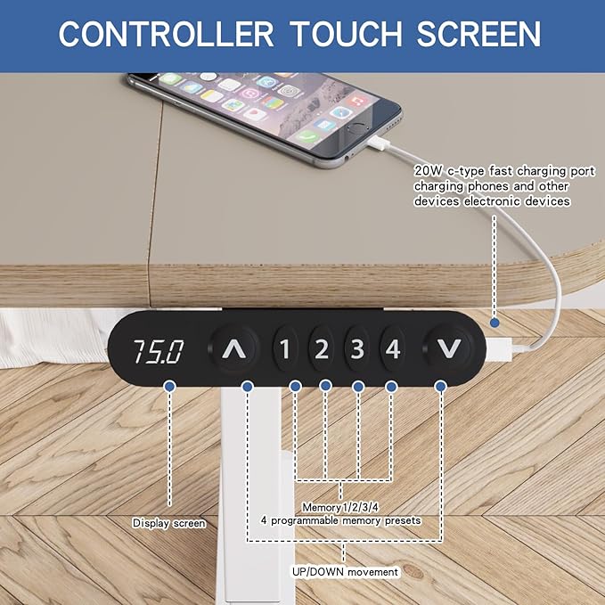 Gaming Electric Standing Desk L Shaped with Privacy Screen 59 Inch PC Computer DeskLarge Surface for Monitors