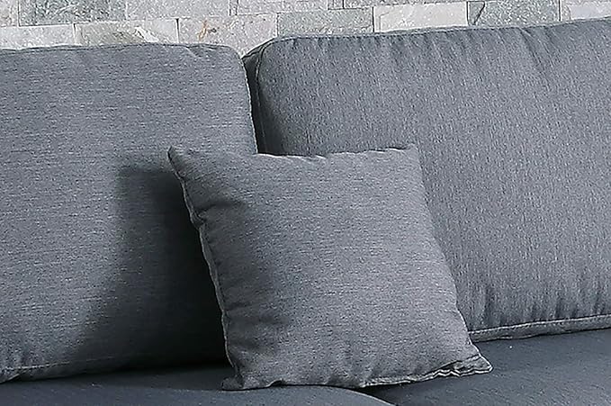 Poundex Upholstered Sofas/Sectionals/Armchairs Grey
