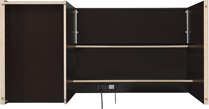 Contemporary Wood Computer Desk 60 W x 30 D x 30.75 H Cappuccino Finish 3 Drawers with Keyboard Drawer Modular Home Office Desk Modern Style