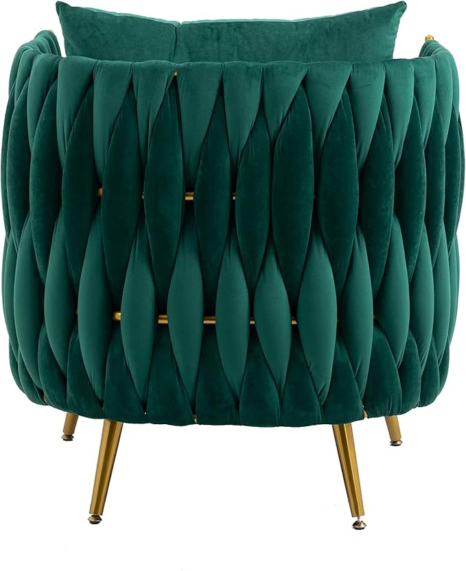 Accent Chair with Storage Ottoman Chair Tufted Barrel Chair Set Arm Chair for Living Room Bedroom