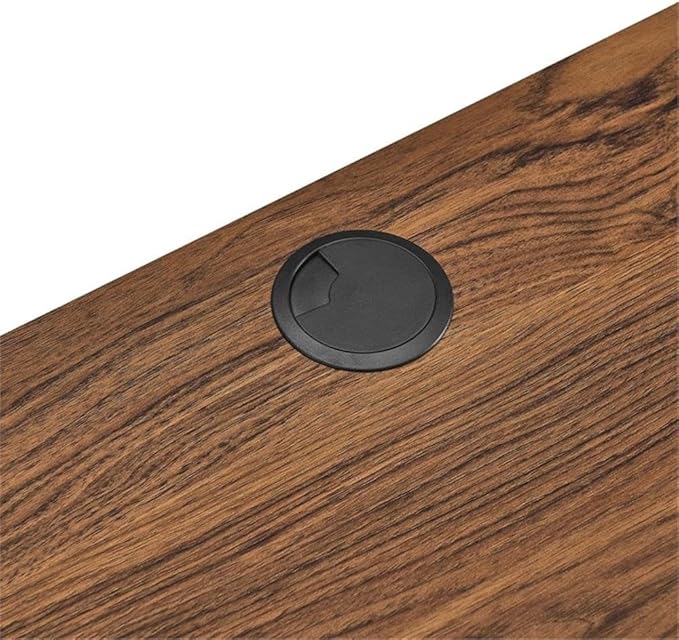 Modway Render Wall Mount Particleboard and Wood Office Desk in Walnut