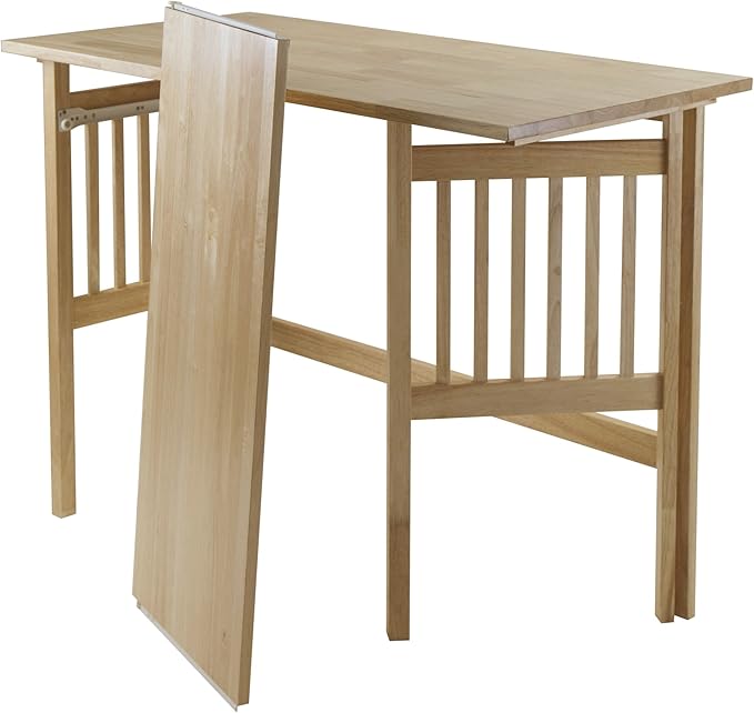 Folding Computer Desk Beechwood