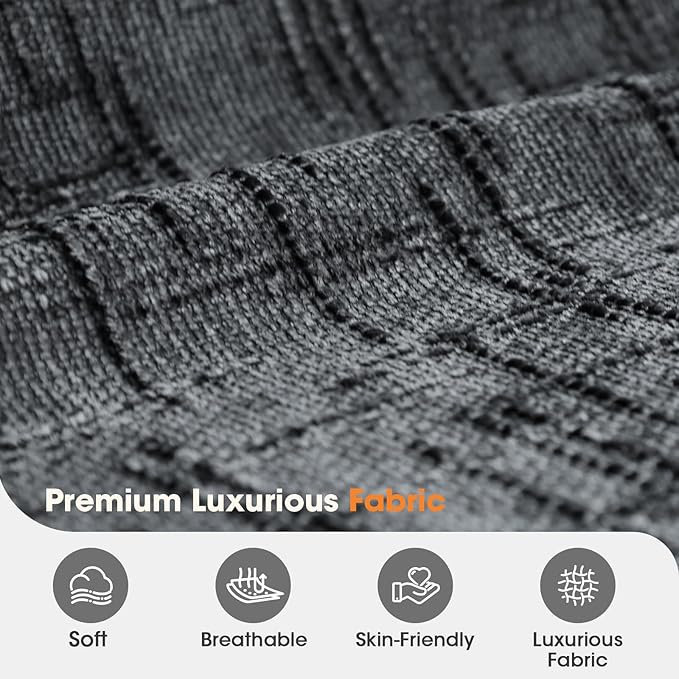 ERYE 122-Inch Modern Corner Modular Sectional Sofa Couches with Ottoman and 4 Toss Pillows Comfy Chenille Upholstered U-Shaped Sofa Convertible L-Shaped Symmetrical Couch