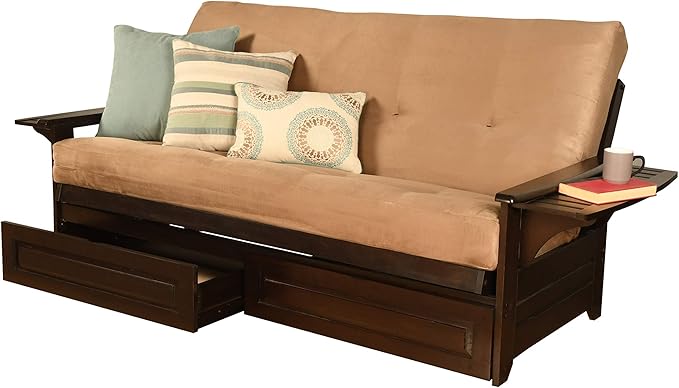 Kodiak Futons Full Size Futon in Espresso Finish Brown