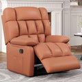 Recliner Chair Upholstered Rocker Recliner Chair with Side Pocket Ergonomic 110°-160° Adjustable Reclining Chairs for Adults Single Sofa Chair with FootrestRecliner Sofa for Living Room